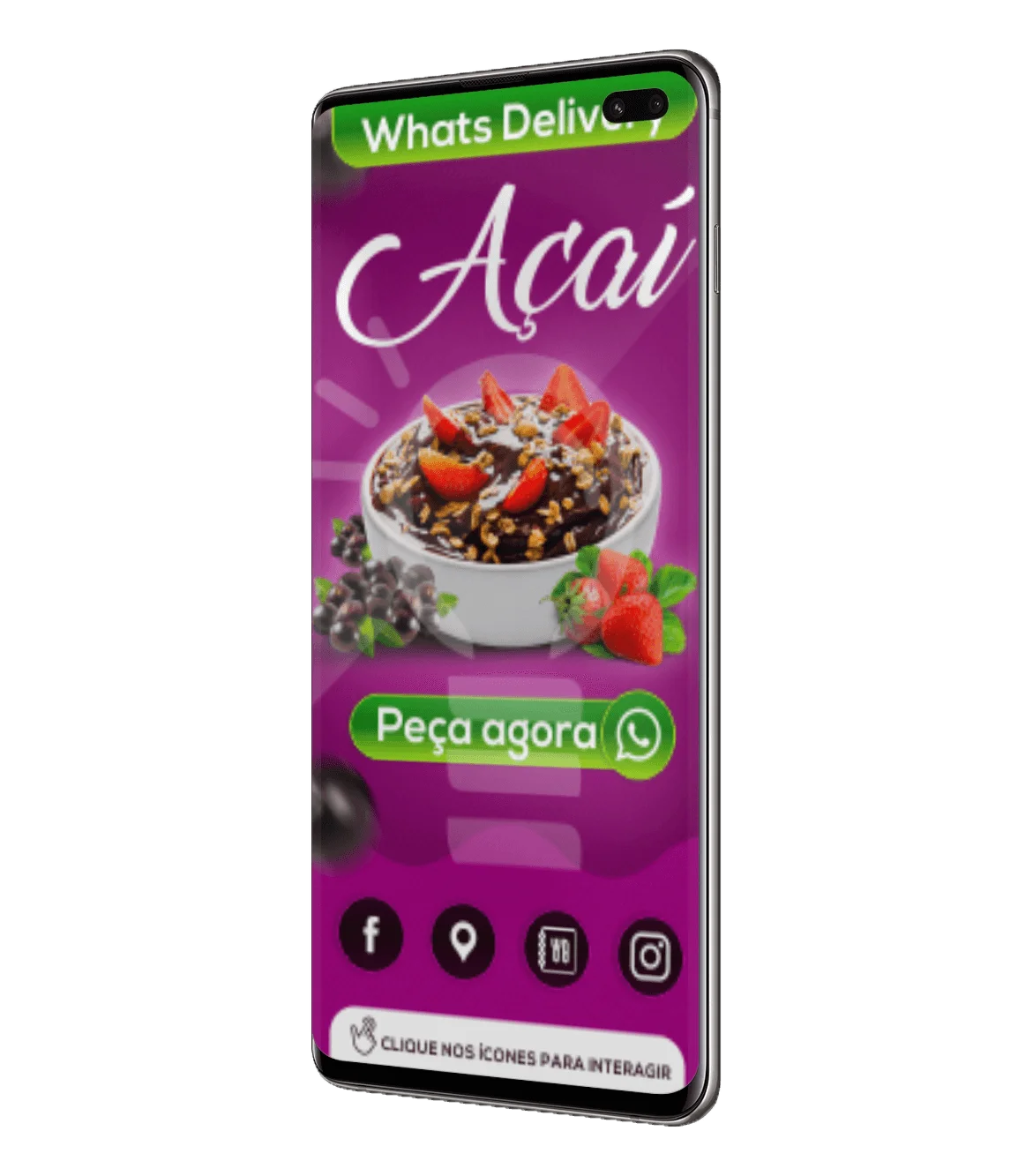 Cartão Digital - Açaí